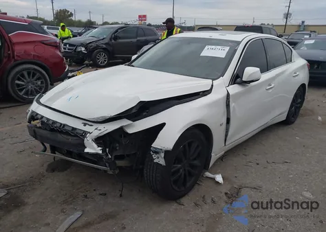 2015 Infiniti Q50 Premium from USA, damaged, VIN JN1BV7AP1FM354225